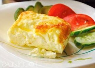Omelette mit Gemüse für die Keto-Diät